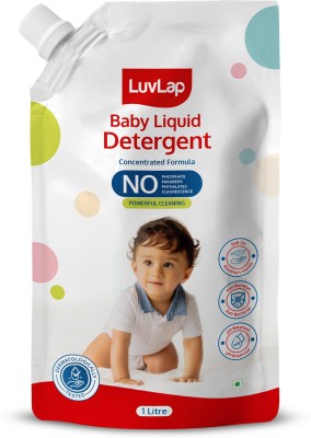 LuvLap Baby Laundry Detergent Refill pack- 1000ml, pH Balanced Dermatologically tested Liquid Detergent(1000 ml)