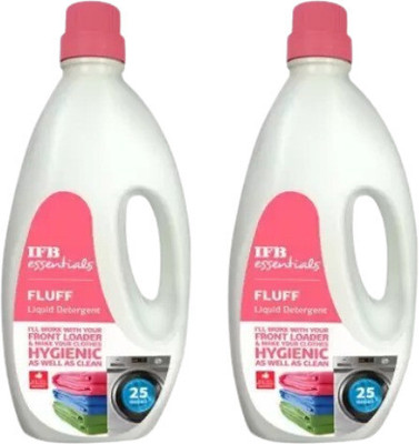 IFB PLUS Essentials Front Load Washing Machine Multi-Fragrance Liquid Detergent(2 x 0.5 L)