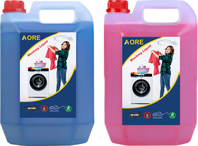 AORE Washing machine liquid detergent Multi-Fragrance Liquid Detergent(2 x 5000 ml)