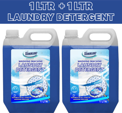 REGLET Washing machine liquid detergent top load and front load Aqua Liquid Detergent(2 L)