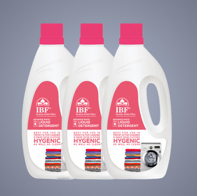 IBF TOP AND FRONT LOAD Fresh Liquid Detergent(3 x 1 L)