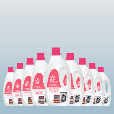 IBF Washing Machine Liquid Detergent – For Top & Front Load Multi-Fragrance Liquid Detergent(10 x 1 L)