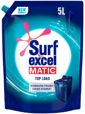 Surf excel Matic Top Load Liquid Detergent Floral Liquid Detergent(5 L)