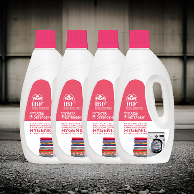 IBF Liquid Adaptable Layers Multi-Fragrance Liquid Detergent(4 x 1 L)