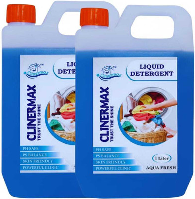 Clinermax Advance Liquid 1L – Fast Clean, Soft Fabric Care Multi-Fragrance Liquid Detergent(2000 ml)
