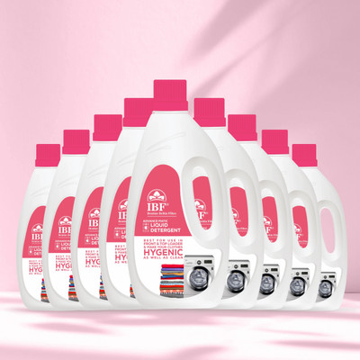 IBF Ilentine Beltin Filtec Washing Machine Liquid Detergent Value Pack (Pack of 10) Multi-Fragrance Liquid Detergent(10 x 1 L)