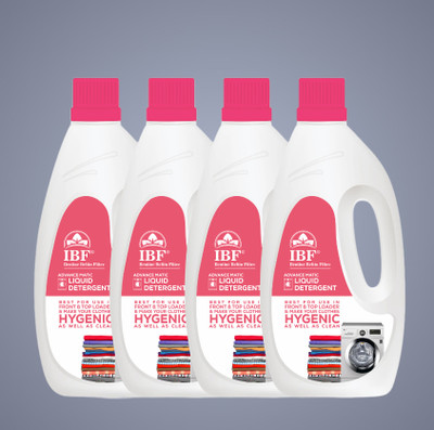 IBF TOP AND FRONT LOAD Fresh Liquid Detergent(4 x 1 L)