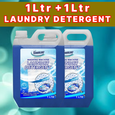 REGLET FULL CLEANING IN EVERY WASH,FAST & CLEAN RESULTS | Lavender Liquid Detergent(2 x 1 L)