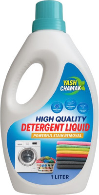 yash chamak Powerful liquid detergent for all fabrics; removes stains & adds fresh fragrance Lavender Liquid Detergent(1 L)