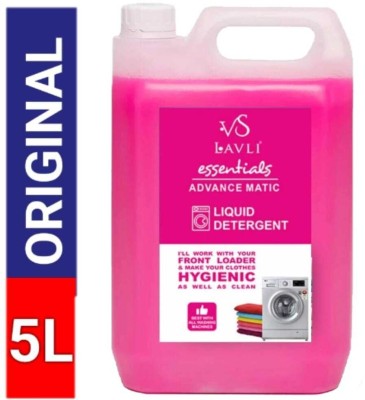 VSLAVLI Essential Fluff Liquid Detergent for Washing Machine Front Load Top Multi-Fragrance Liquid Detergent(5000 ml)