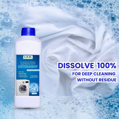 Hipipa Fluff Matic Liquid Detergent Multi-Fragrance Liquid Detergent(1 L)