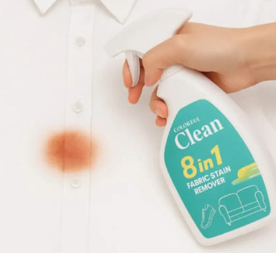 blenza Colorful Clean The Ultimate Fabric Stain Solution Stain Remover Fresh Liquid Detergent(100 ml)