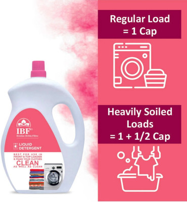 IBF Washing Machine Liquid Detergent – 5L Can (Top & Front Load) Multi-Fragrance Liquid Detergent(5 L)