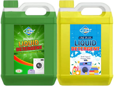 MBK LQ_COMBO_GREEN_YELLOW Fresh Liquid Detergent(2 x 5 L)