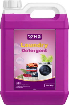 WNG Laundry Liquid for Fabric Care| Suitable for handwash Lily Liquid Detergent(5 L)