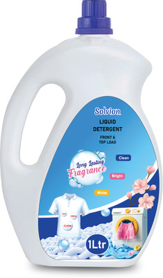 Solvion Liquid Detergent | laundry detergent for Stain Remover front & top load Fresh Liquid Detergent(1 L)