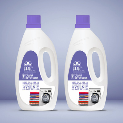 IBF LIQUID FOR WASHING-MACHINE Multi-Fragrance Liquid Detergent(2 x 1 L)