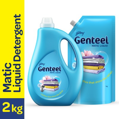 Godrej Genteel Matic Top and Front load Fresh Liquid Detergent(1 kg)