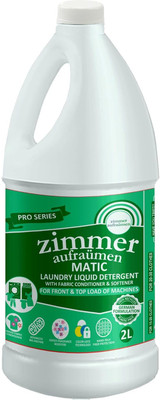 zimmer aufraumen Matic Laundry Liquid Detergent (2L) for Front & Top Load machine Lily Liquid Detergent(2 L)