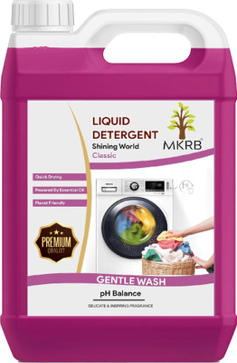 MKRB Liquid Detergent, Soft Citrus Scent , Clean scent Technology with power wash. Rose Liquid Detergent(5000 ml)