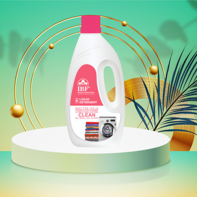 IBF Washing Machine advance Top Load & Front Load pack of Multi-Fragrance Liquid Detergent(1 L)