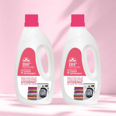 IBF Washing Machine Multi-Fragrance Liquid Detergent(2 x 1 L)