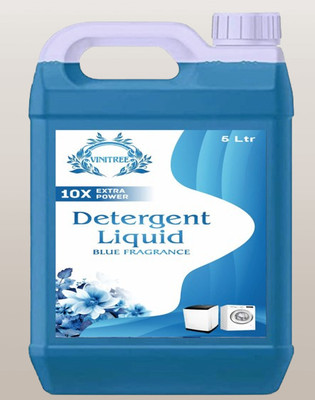 VINITREE 10X MORE POWER BLUE DETERGENT LIQUID Aqua Liquid Detergent(5000 ml)
