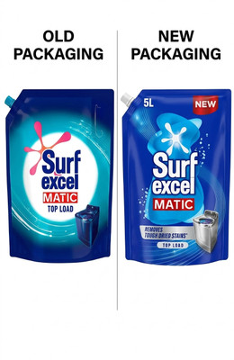 Surf excel | Matic | Top Load | Liquid Detergent Fresh Liquid Detergent(5 L)