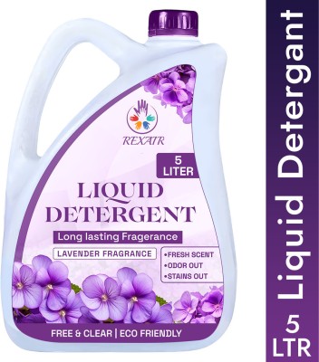 Rexair Top Load and Front Load Liquid Detergent, Washing Machine, Wash Detergent Lavender Liquid Detergent(5000 ml)