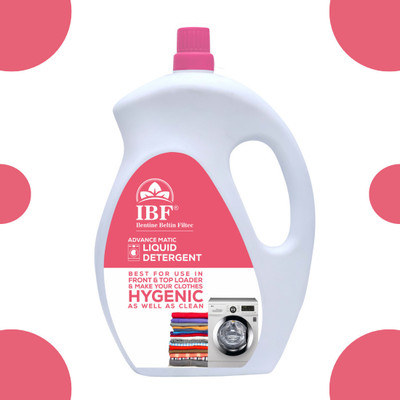 IBF Washing Machine Liquid Detergent Value Pack of 5L Multi-Fragrance Liquid Detergent(5 L)