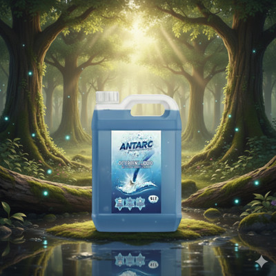 Antarc Detergent Liquid 10KG Bright Wash Long Lasting Fresh Floral Fragrance Multi-Fragrance Liquid Detergent(5 L)