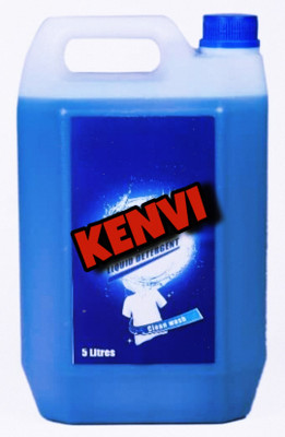 KENVI 5L ultra powerful express wash liquid detergent Aqua Liquid Detergent(5 L)