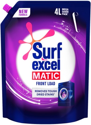 Surf excel Matic Front Load Liquid Detergent Refill Pouch Multi-Fragrance Liquid Detergent(4 L)