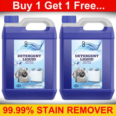 FLISKO Detergent Liquid For Washing Machine-Eco-Friendly-Lavender Lavender Liquid Detergent(2 x 5000 ml)