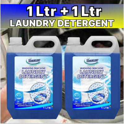 REGLET DIRT REMOVES CLEANS CLOTHES AND GIVES | NICE FRAGRENCE. Lavender Liquid Detergent(2 x 1 L)