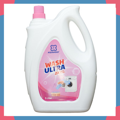 AQUAHOST Top load & front load Liquid Detergent Value Pack Fresh Liquid Detergent(5 x 1 ml)