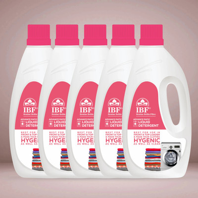 IBF Front Load | Top Load Multi-Fragrance Liquid Detergent(5 x 1 L)