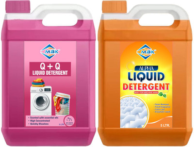 MBK LQ_COMBO_PINK_ORANGE Fresh Liquid Detergent(2 x 5 L)