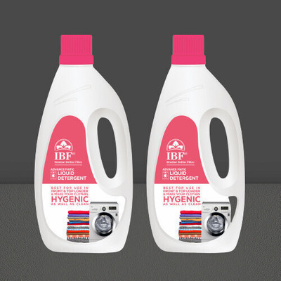 IBF Washing Machine Top Load Multi-Fragrance Liquid Detergent(2 x 1 L)