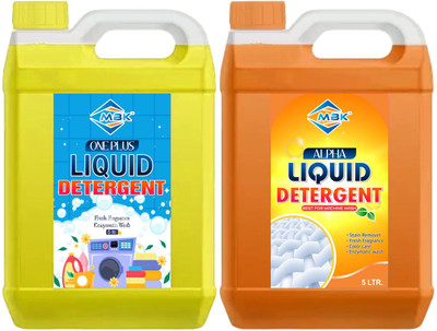 MBK LQ_COMBO_YELLOW_ORANGE Fresh Liquid Detergent(2 x 5 L)