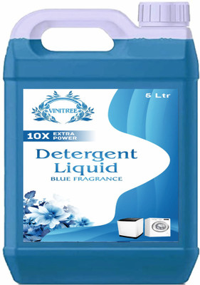 VINITREE Blue Fragrance Detergent Liquid | 10X extra power | Detergent Liquid Blossom Liquid Detergent(5000 ml)