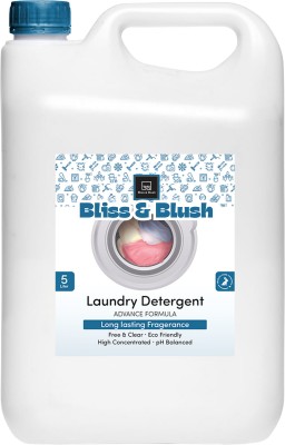 BLISS & BLUSH washing machine liquid detergent premium quality&deep level cleaning lavender 5l Multi-Fragrance Liquid Detergent(5 L)