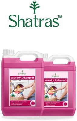 Shatras Pink Lily Liquid Detergent for Fabric Care, for Top and Front Load Machine-02 Lily Liquid Detergent(2 x 5 L)