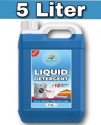 BRINZA Liquid Detergent 5 Liter, suitable for frontload and topload washing machine Lavender Liquid Detergent(5 L)