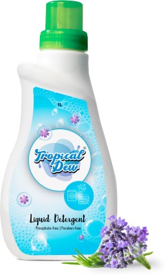 Tropical Dew Liquid Fabric Conditioner-1 Litre, Plant-Based Cloth Softener Lavender Liquid Detergent(1 L)