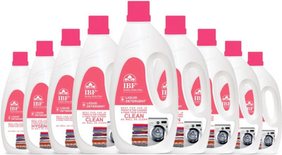 IBF Washing Machine Liquid Detergent – For Top & Front Load Multi-Fragrance Liquid Detergent(10 x 1 L)