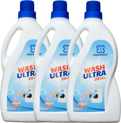 AQUAHOST 3L Top & Front Load Washing machine Liquid || Fresh Liquid Detergent(3 x 1 L)