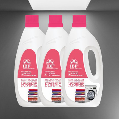IBF Washing Machine Multi Fragrance Liquid Detergent - Multi-Fragrance Liquid Detergent(3 x 1 L)