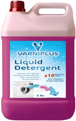 VARNIPLUS Premium Liquid Detergent For Front load and Top load Washing Machine Lavender Liquid Detergent(5000 ml)