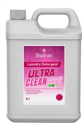 Shatras Pink Lily Liquid Detergent, Laundry Liquid for Fabric Lily Liquid Detergent(5000 ml)